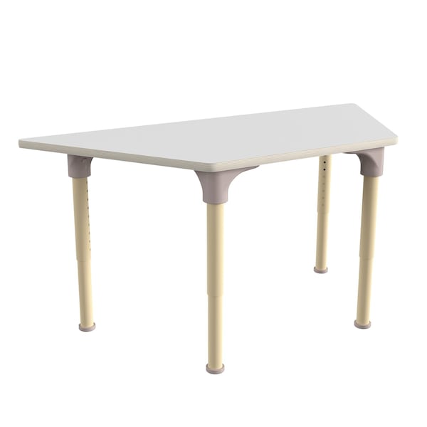 Flash Furniture 20.75 in W, 47 in L, 23 in H, Beechwood, Birch Plywood, Steel, Beech/White MK-ME088028-GG - main